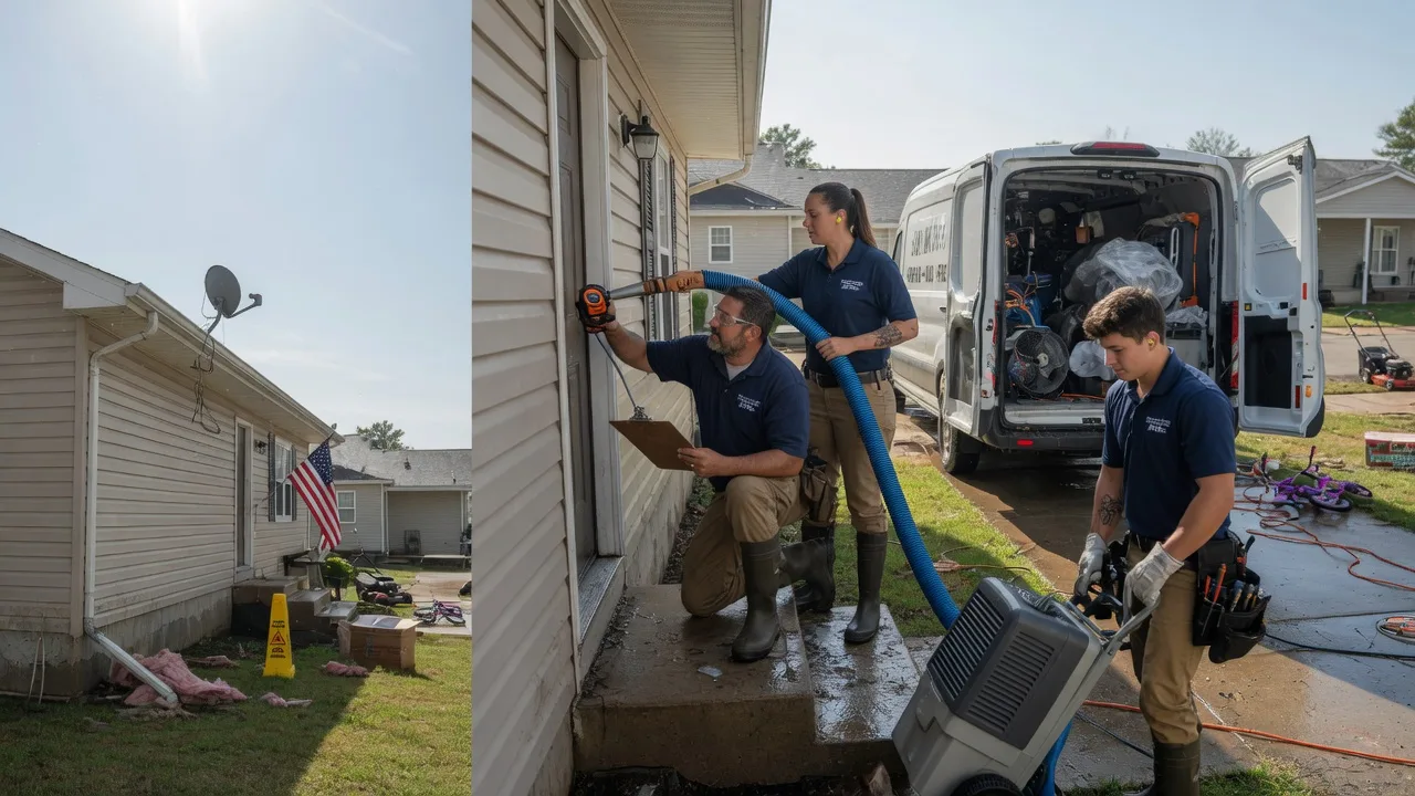 Ceiling Water Damage Restoration in Oshkosh, WI near me